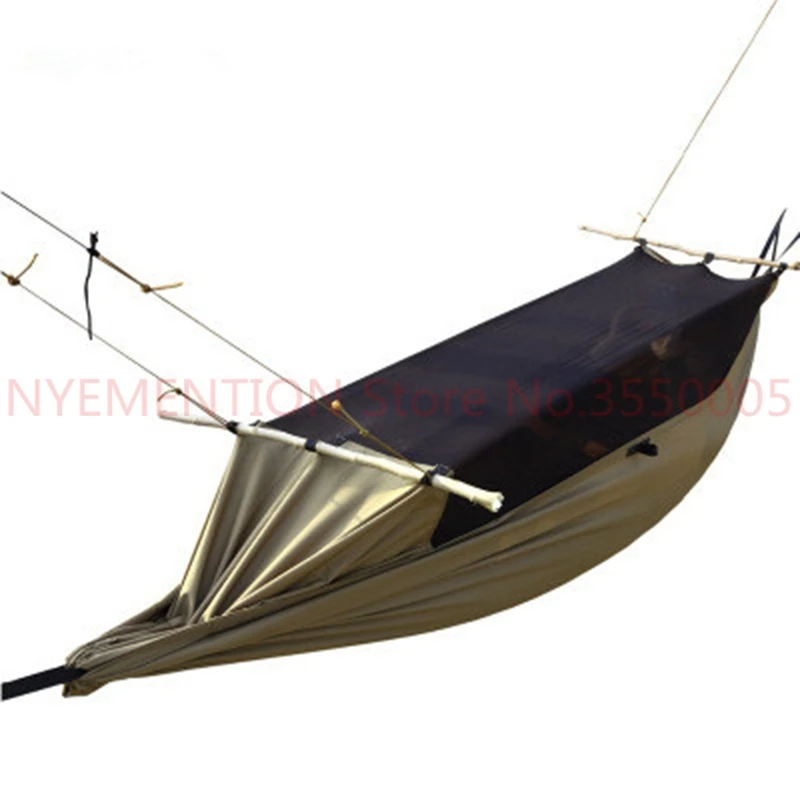 

camping hiking outdoor multifunctional portable ground anti mosquito insects wear tear tent wear-resisting hammock 2pcs