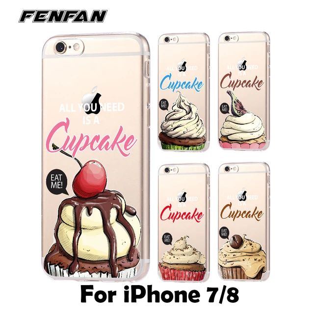 coque iphone 7 cupcake