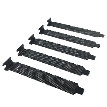 

centechia 10 Pcs Hard Steel Dust Filter Blanking Plate PCI Slot Cover Screws Dust Filter