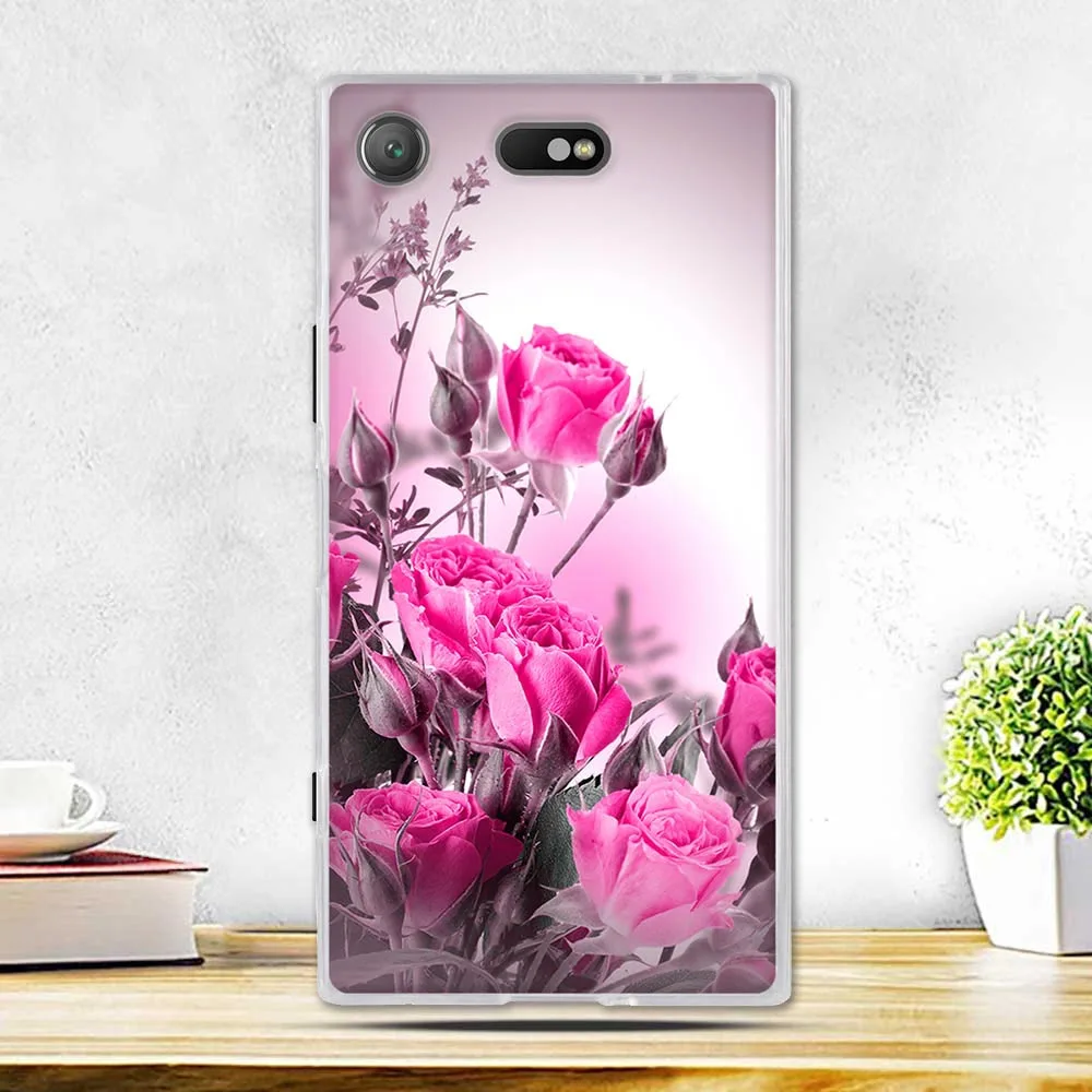 4 6 &quotдля Sony Xperia XZ1 компактный чехол Мягкий силиконовый для компактные чехлы