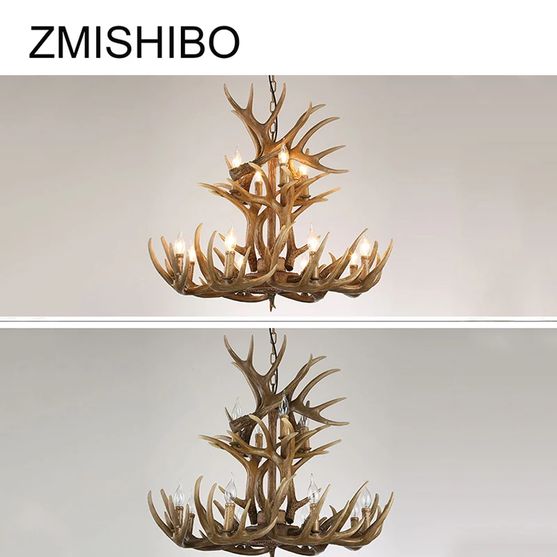Винтажная светодиодная люстра ZMISHIBO для столовой подвесной светильник с