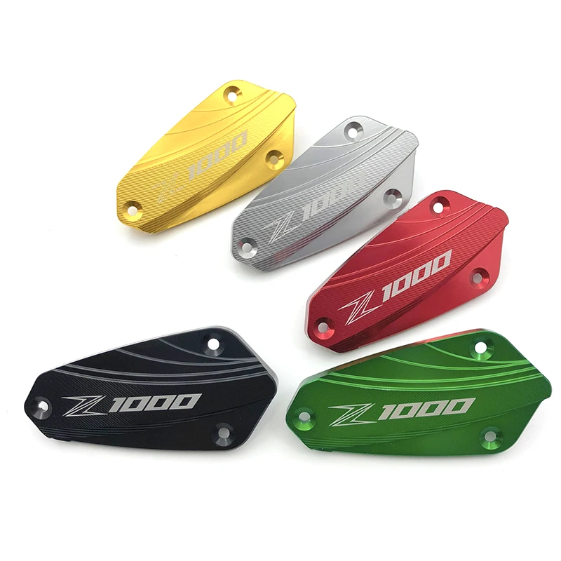

CNC Aluminum Motorcycle Front Brake Clutch Fluid Tank Reservoir Oil Cup Cover Cap Green for Kawasaki Z1000 2010 - 2016 2017 2018