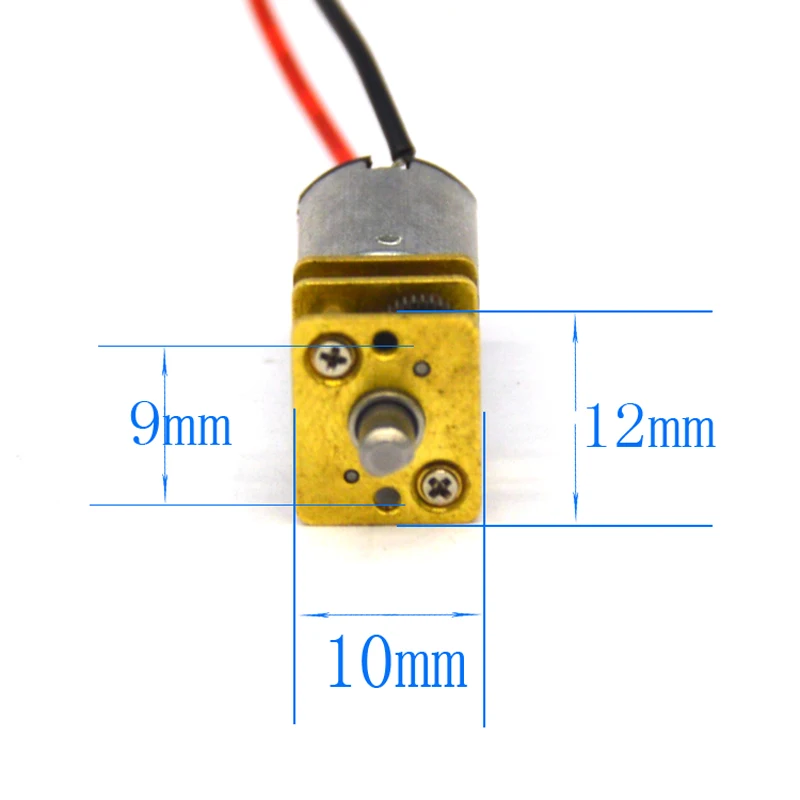 1 шт. 12 мм N20 микро мотор электрический мотор коробки передач 3v 6v 12v 35/70/140 об/мин 4,5 мм короткий вал двигателя+ 11 см кабель двигателя