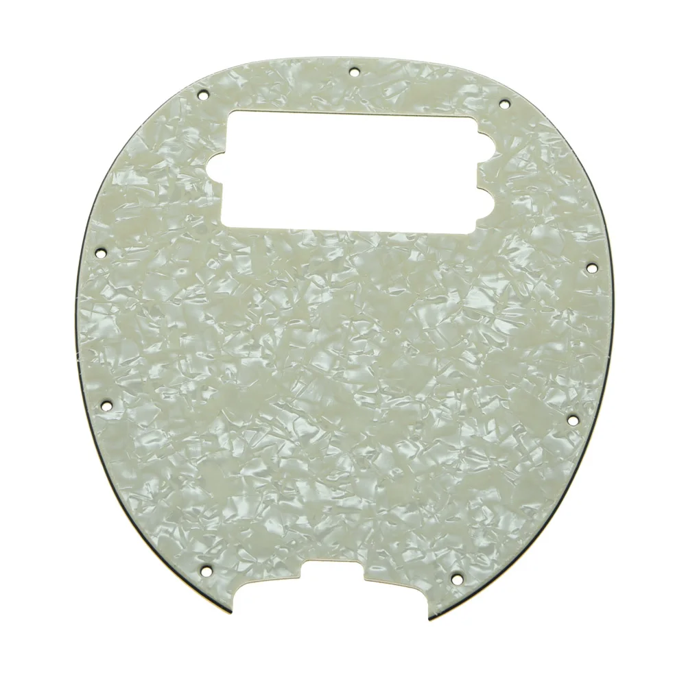 Bass Pickguard MusicMan Stingray MM4 Scratch plate for Music Man MM2 4 String Guitar Parts  Aged Pearl