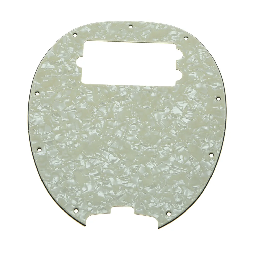 

Bass Pickguard MusicMan Stingray MM4 Scratch plate for Music Man MM2 4 String Guitar Parts Aged Pearl