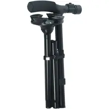 Профессиональный светодиодный складной трость с сумкой для пожилых джентльменов или леди из алюминиевого сплава складная трость с светильник