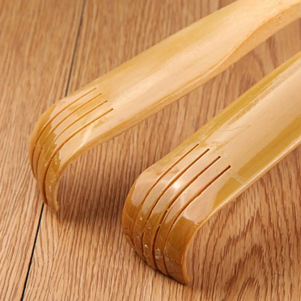 Деревянный чесаный массажный ролик, бамбуковый массажер, скребок для спины, деревянная палочка для тела, роликовый скребок для спины