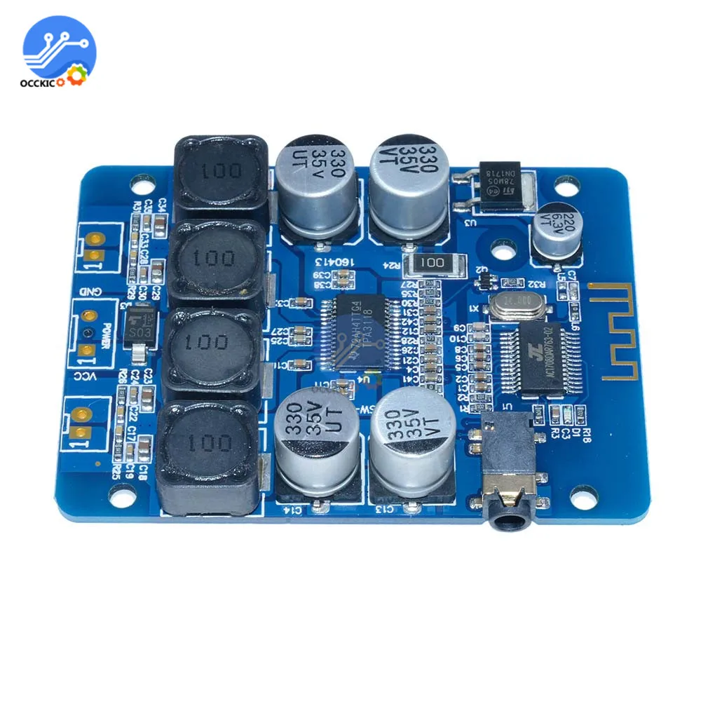 Плата усилителя TPA3118 Bluetooth ресивер стерео мощный динамик 2X30W цифровой звуковой