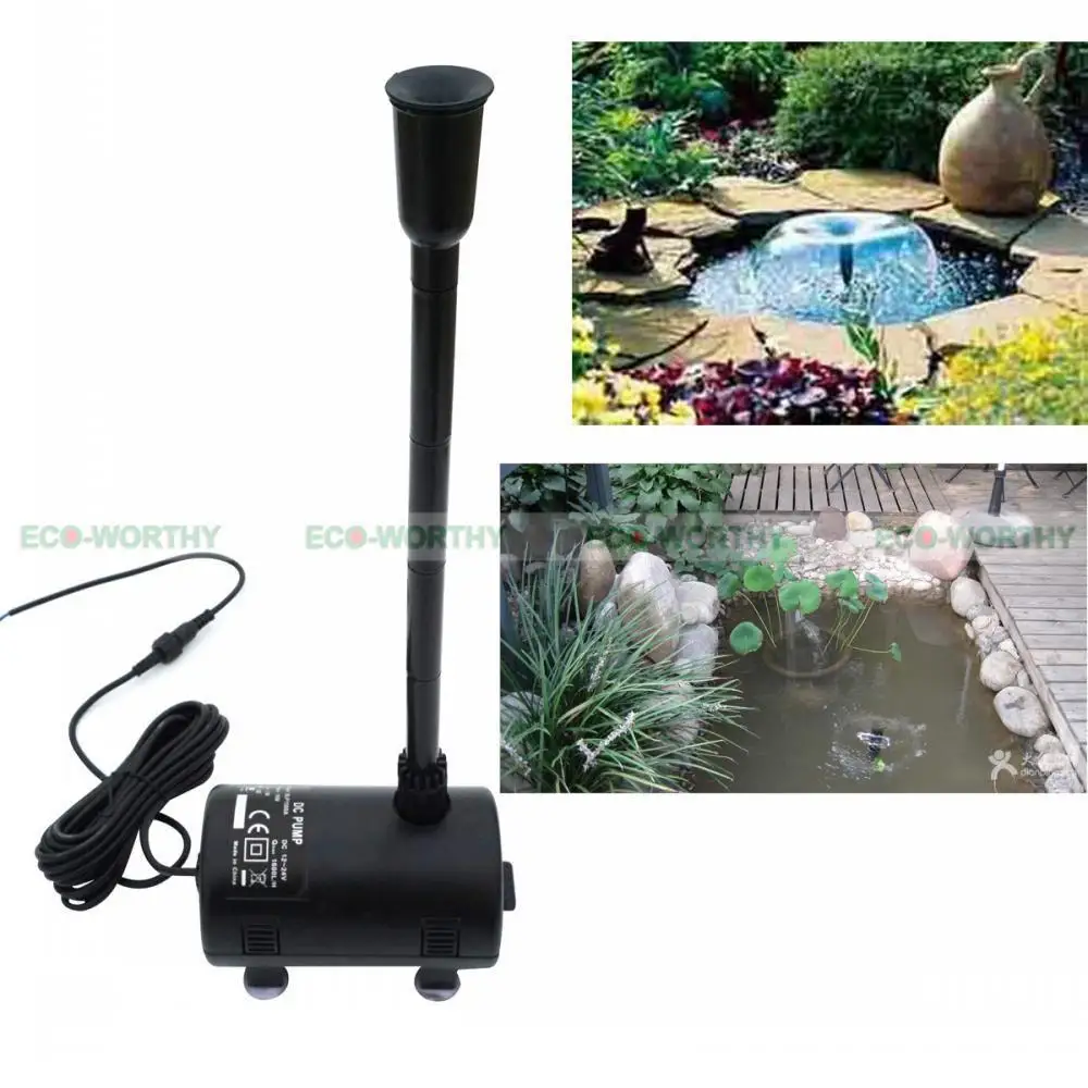 

20W 1600L/H Solar Power Fountain Outdoor Garden Pond Submersible Water Pump Kit