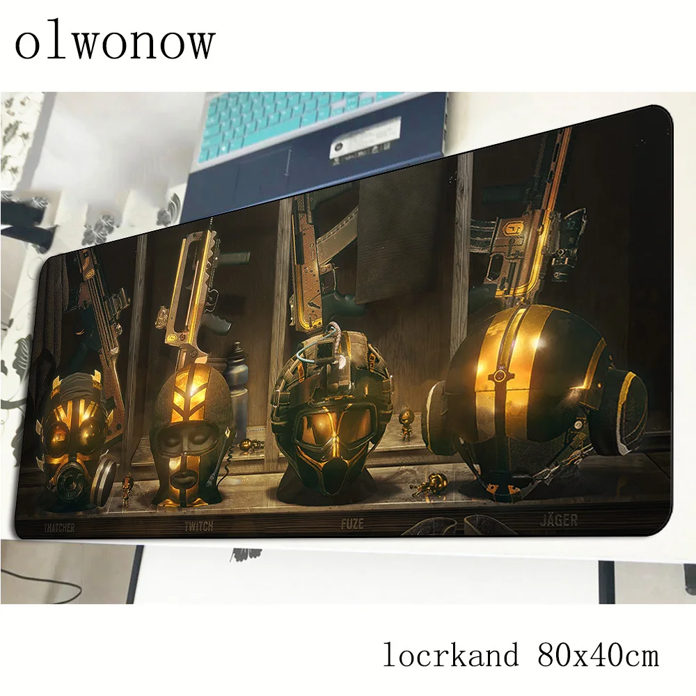 Коврик для мыши Rainbow Six Siege 800x400x3 мм профессиональный игровой коврик геймеров