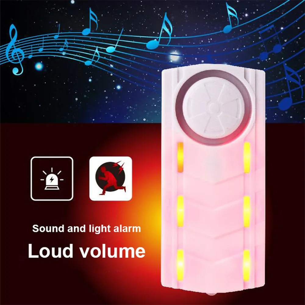 

Wireless Bluetooth Magnetic Wireless Vibrational Window Door Alarm Intelligent Audible Visual Sensor Alarm With Sound and Ligh