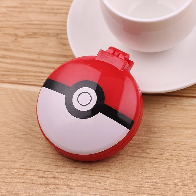 Pokemon Ball расческа В Pokemon Ball милый Pokemon Elf Ball портативная зеркальная Массажная расческа для макияжа зеркальная коллекция подарок - Цвет: pokemon