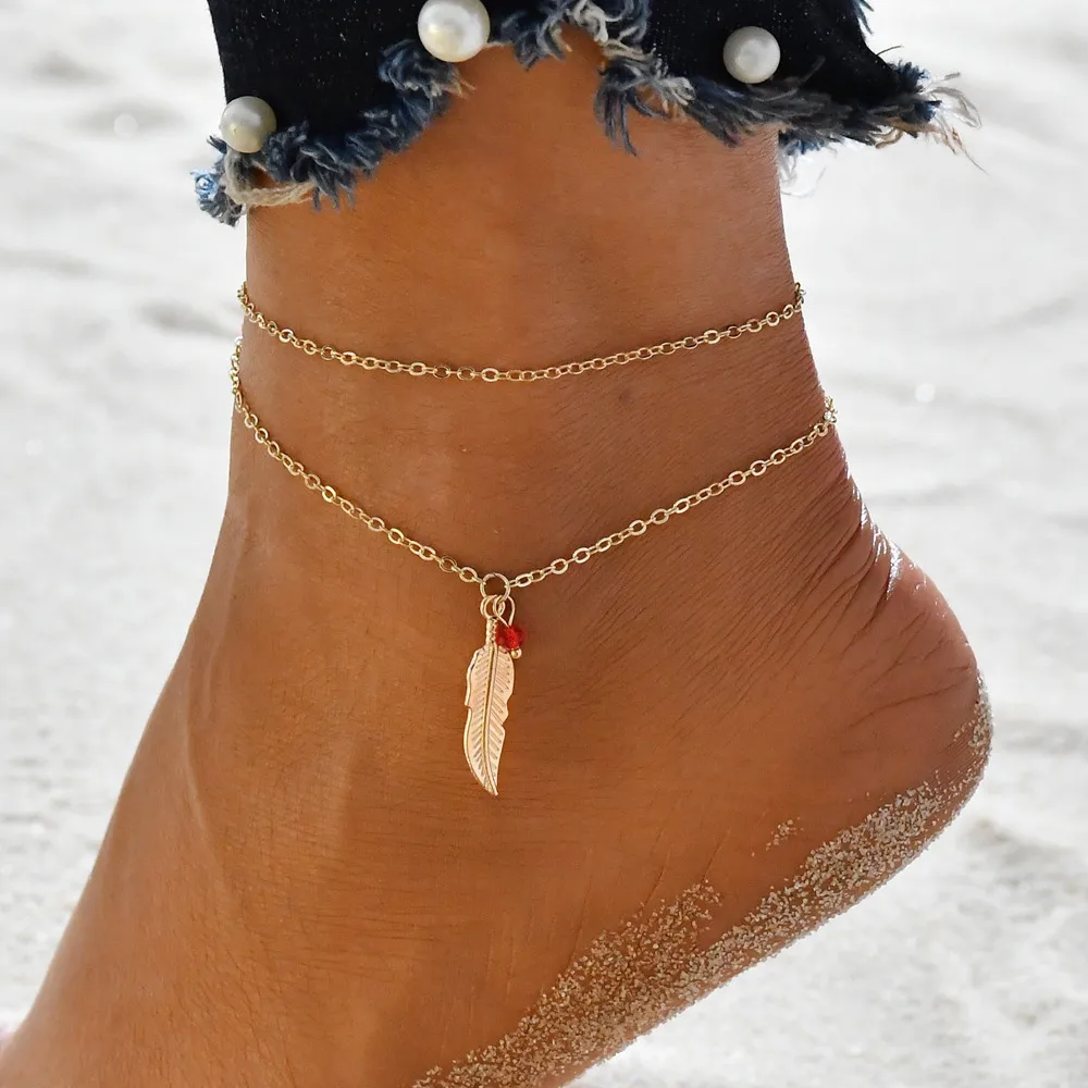 Mostyle богемный Серебристый браслет на ногу, браслет, модное сердце, женские браслеты на босую ногу для женщин, цепочка на ногу, пляжные украшения для ног - Окраска металла: 50182
