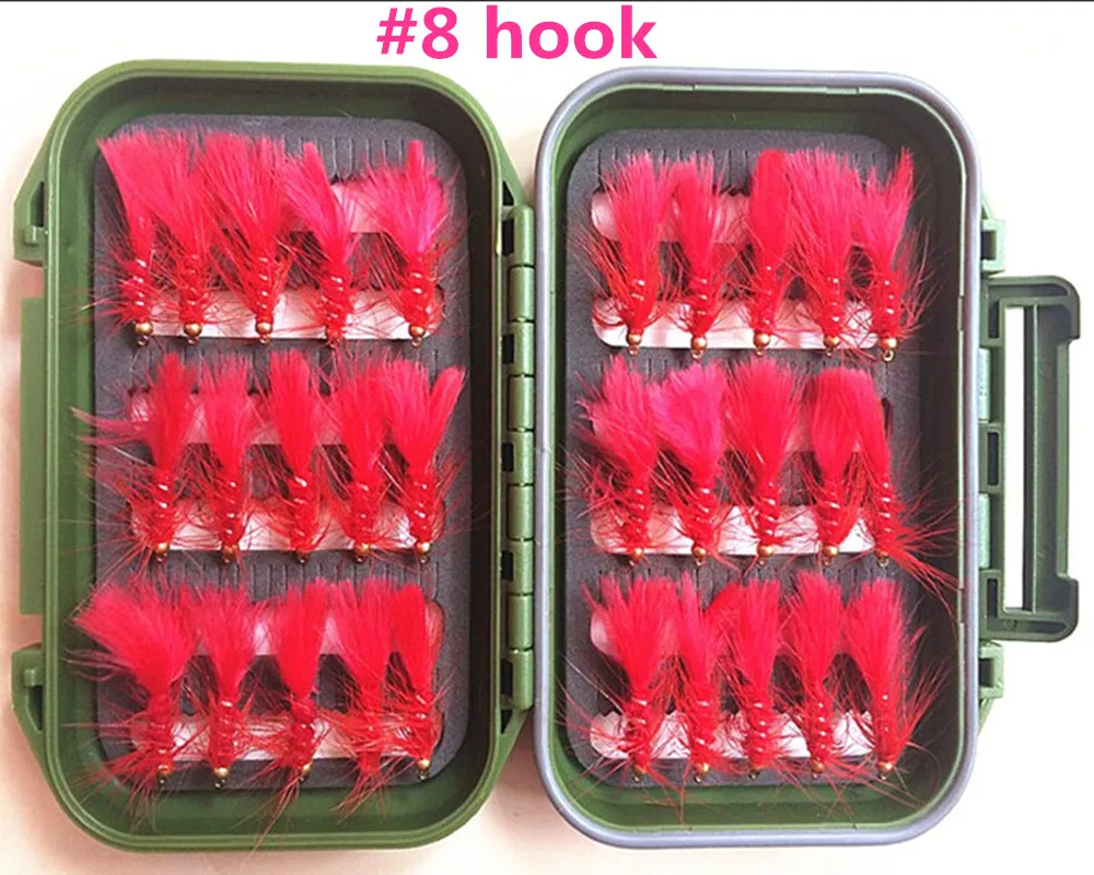 

40pcs/Lot Various Dry Fly Trout Salmon Floating Insect Dry Flies Fishing Lure Set Artificial Soft Bait Feather Single Hook Pesca