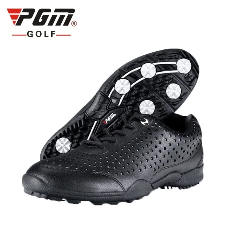 2018 Pgm Man Golf Shoes Men Leather Breathable Golf Shoes Man Anti Slip