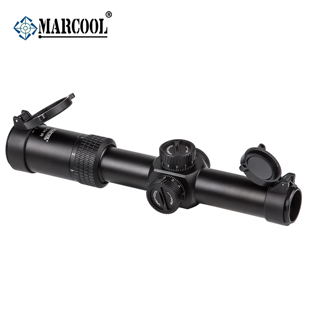 Прицел MARCOOL 1-6X24 HD IR 1/5MIL тактический охотничий прицел Red Dot Point Airsoft Collimator Air Rifle Оптика прицел