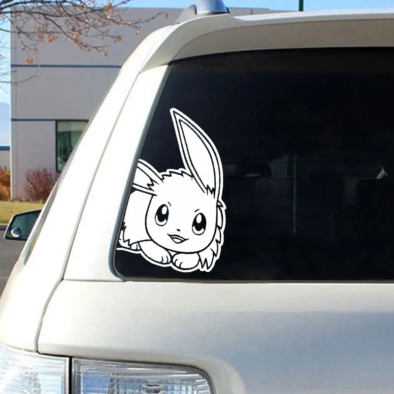

Cute Pokemon Car Sticker Window Funny Fashion Wrap Automobiles Products Cartoon Wall Laptop Decoration for Cars Styling Decals