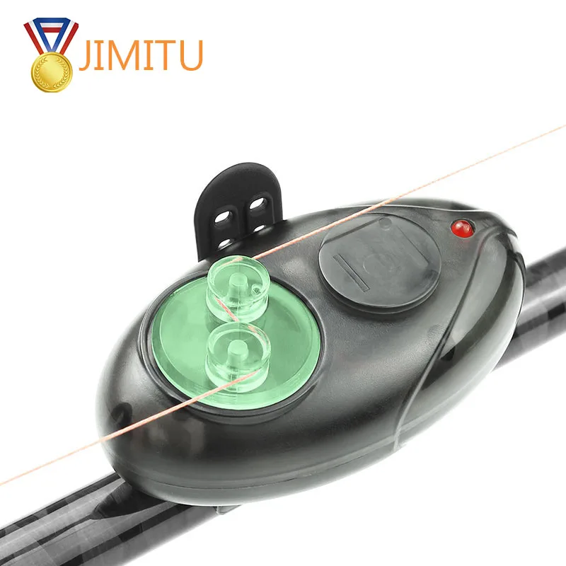 

2019NEW Automatic fishing rod Bite Fishing Alarm JIMITU LED Light Indicator Wireless Buffer Black Sound Alarm Carp Night Fishing