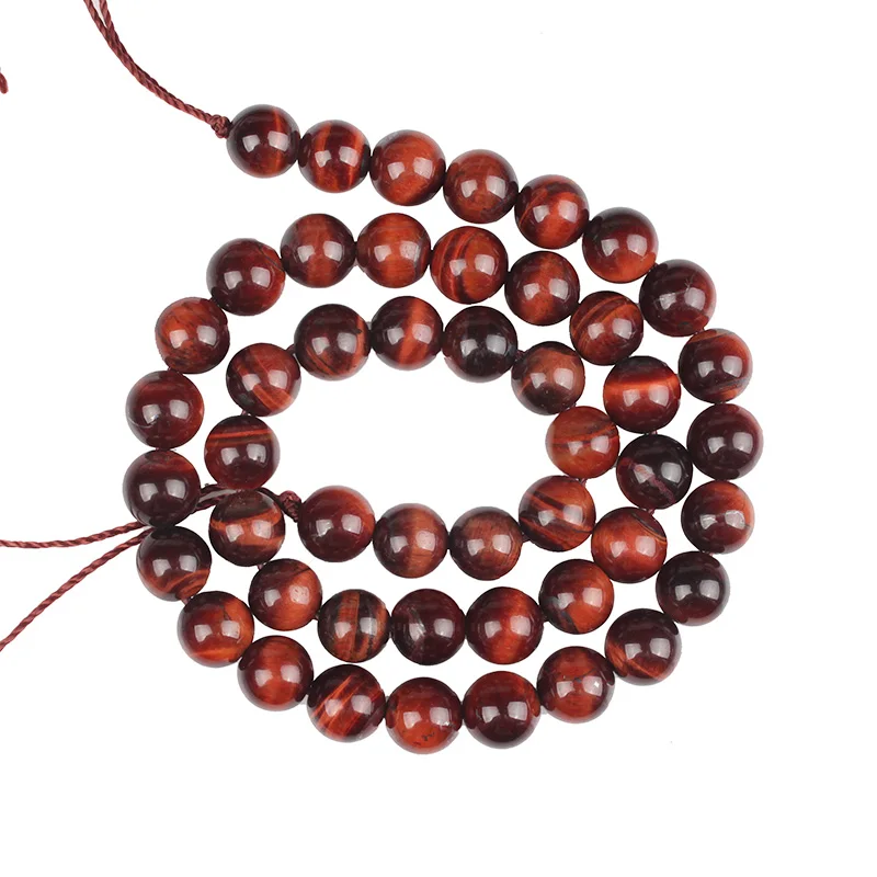 Бусины Из Натурального Камня Красный тигровый глаз круглые бусины 4 6 8 10 12 14 16 18 мм DIY браслет ожерелье модное Изготовление ювелирных изделий
