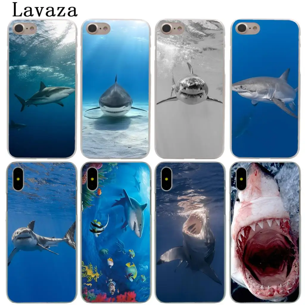 Lavaza ocean fish Sharks Hard Phone Shell Case for Apple