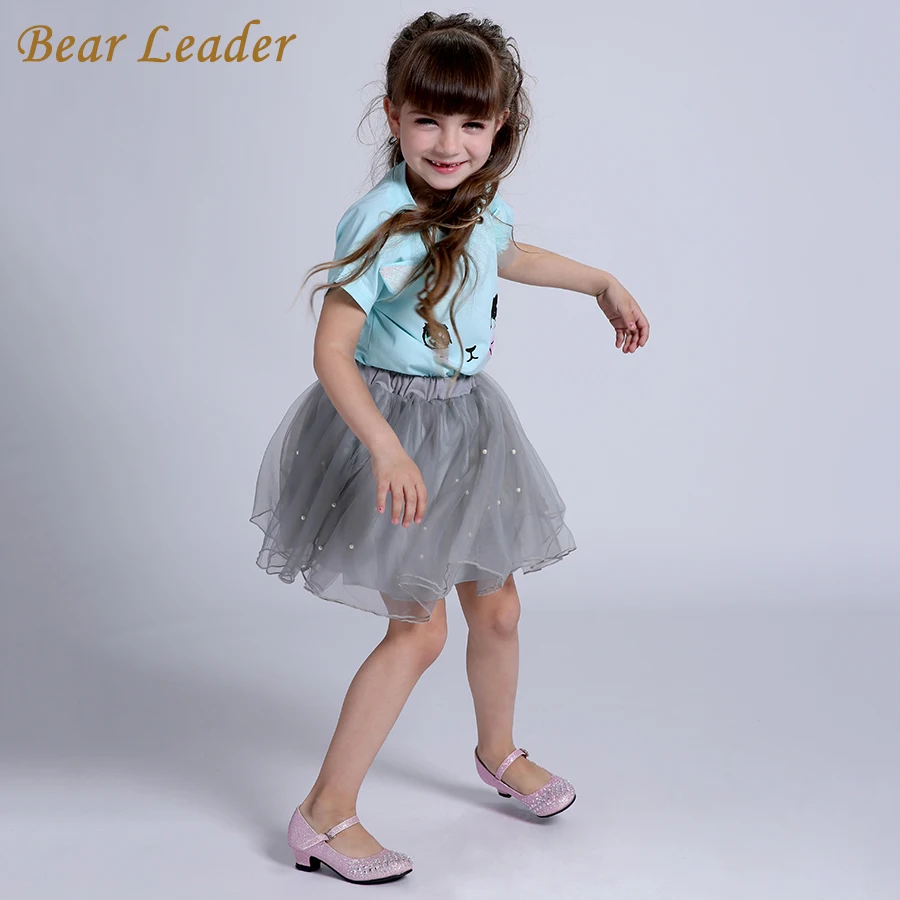 Bear leader/платье для девочек коллекция 2019 года комплекты брендовой одежды детская