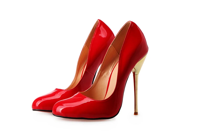Hauts 8 Yards Féminins 20 Rond noir Sexy Bout 5 rouge Talon 14 Beige Métal Cm Grand Talons wUzW1wqPnp