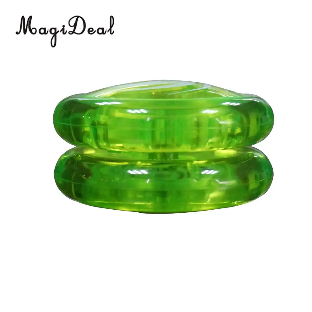 Plastic D1 Spin Ball Professional YoYo Size E Bearing with String for Kids Children Adult Classic Toy Green