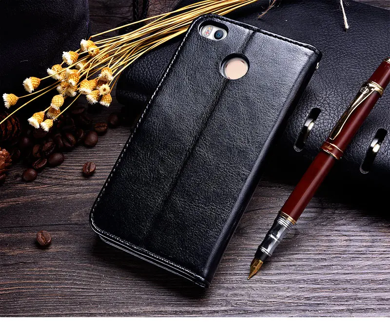 Tomkas Luxury Leather Xiaomi Redmi 4X Case Wallet PU With Holder Stand Business Flip Luxury Case For Xiaomi Redmi 4X Cover Coque (10)