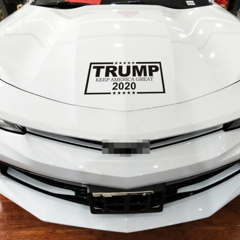 Мода Трамп серии автомобиля стикер наклейка стикер с изображением американского флага Светоотражающие дома автомобиля Стикеры