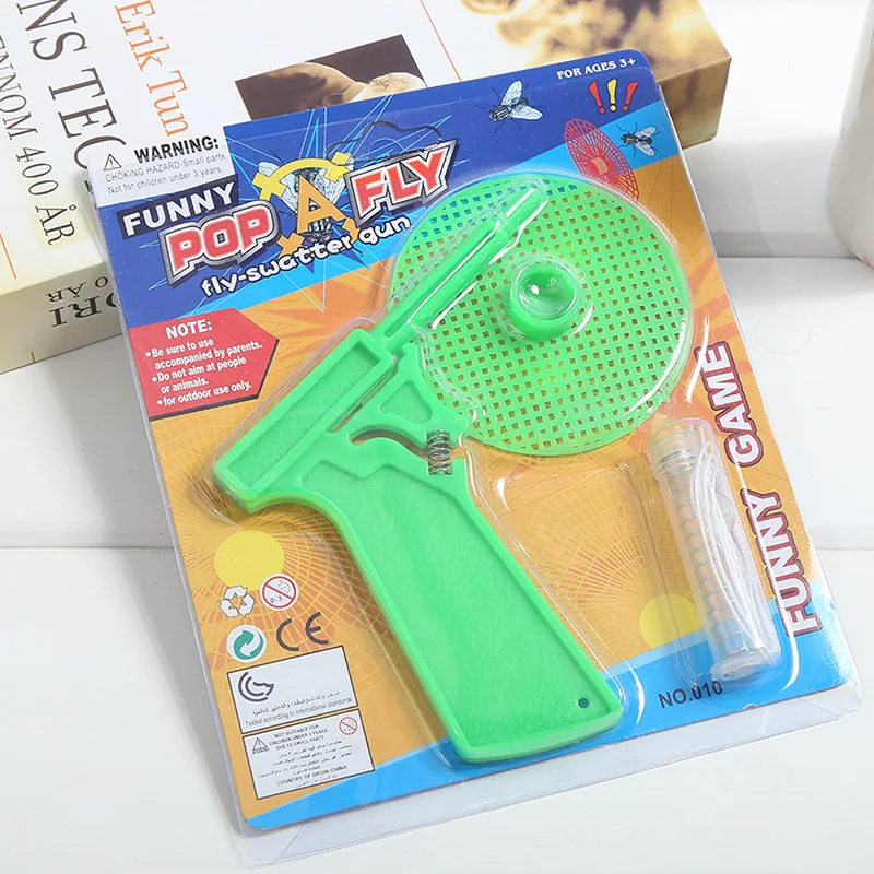 1 to 4 Pack Fly Swatter Gun Shooting Mosquito Pest Killer Bug Eliminator Spider Catcher Insect Shooter Buginator Flygun Pistol