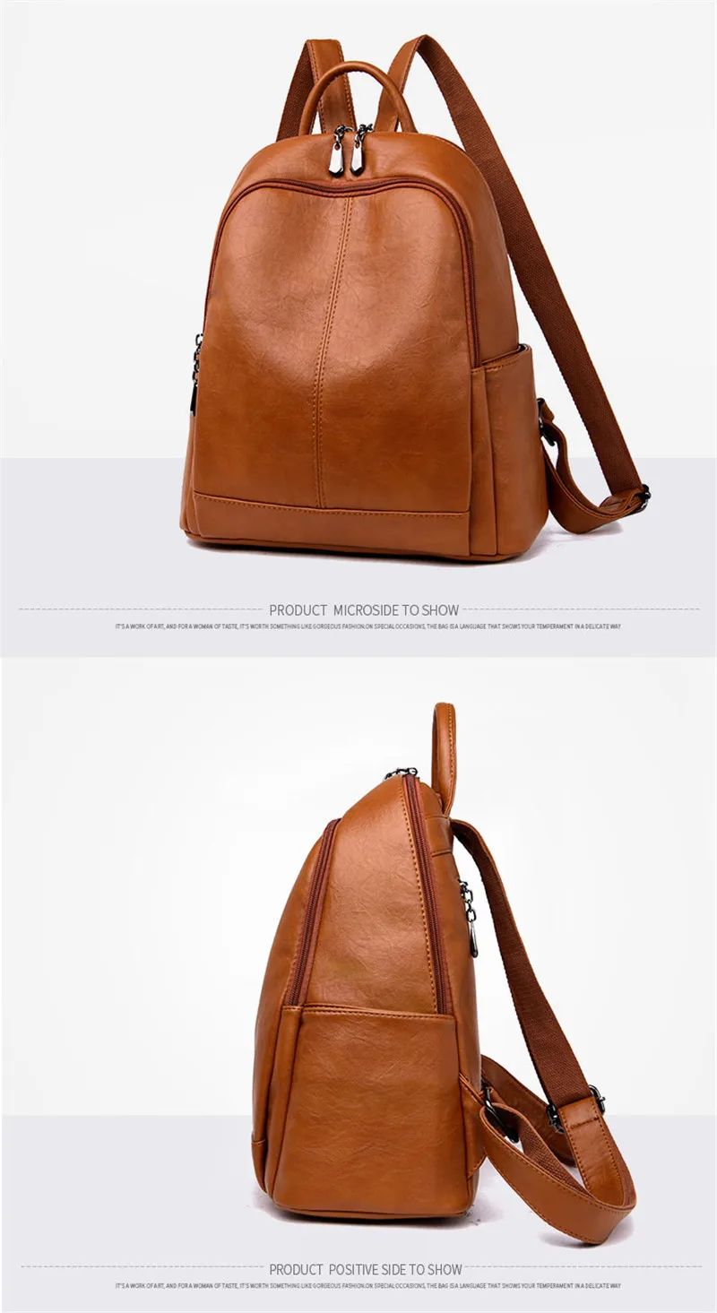 Модный женский рюкзак, мягкая кожаная сумка на плечо, женские дизайнерские большие школьные сумки для девочек, Mochilas, Повседневная дорожная сумка