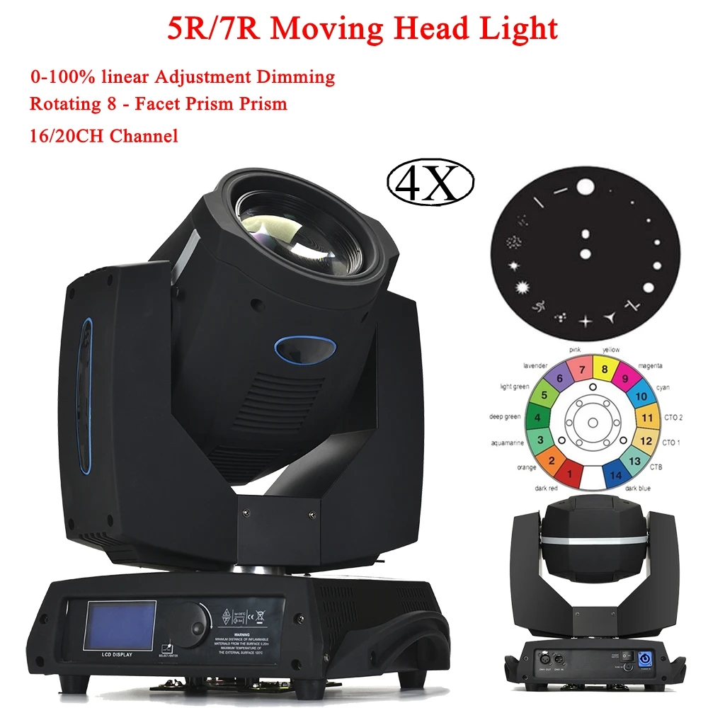 Продукт 5R 200 W/7R 230W Дополнительная лампа YODN лампа движущаяся голова луч света DMX512 лазерный диско DJ студийное освещение для вечеринки