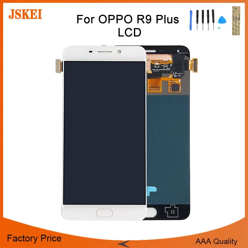 

For Oppo R9 Plus LCD Digitizer Assembly Replacement For OPPO R9 PLUS Touch Screen 6.0" 1920 x 1080 No Dead Pixel