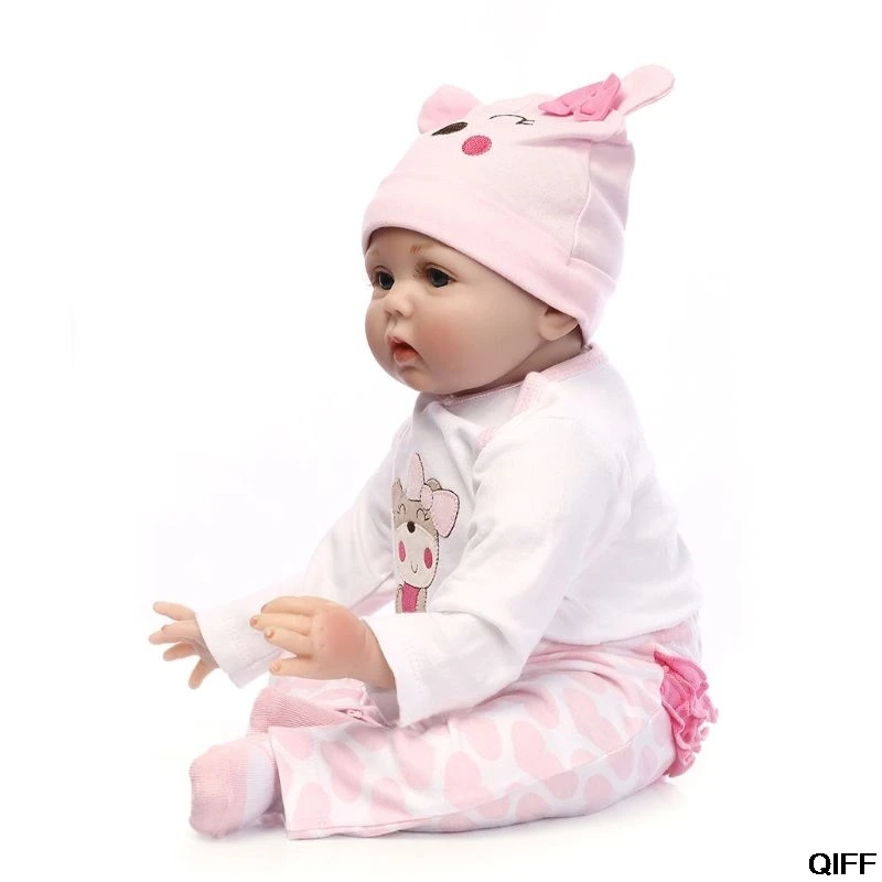 55 см NPK коллекция Reborn Baby Doll мягкий силиконовый подарок для девочек ручной работы прелестный реалистичный малыш May06