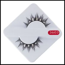 Ресницы с бриллиантом толстый длинный объем Накладные Ресницы Поддельные ресницы этап Макияж инструмент Поставки