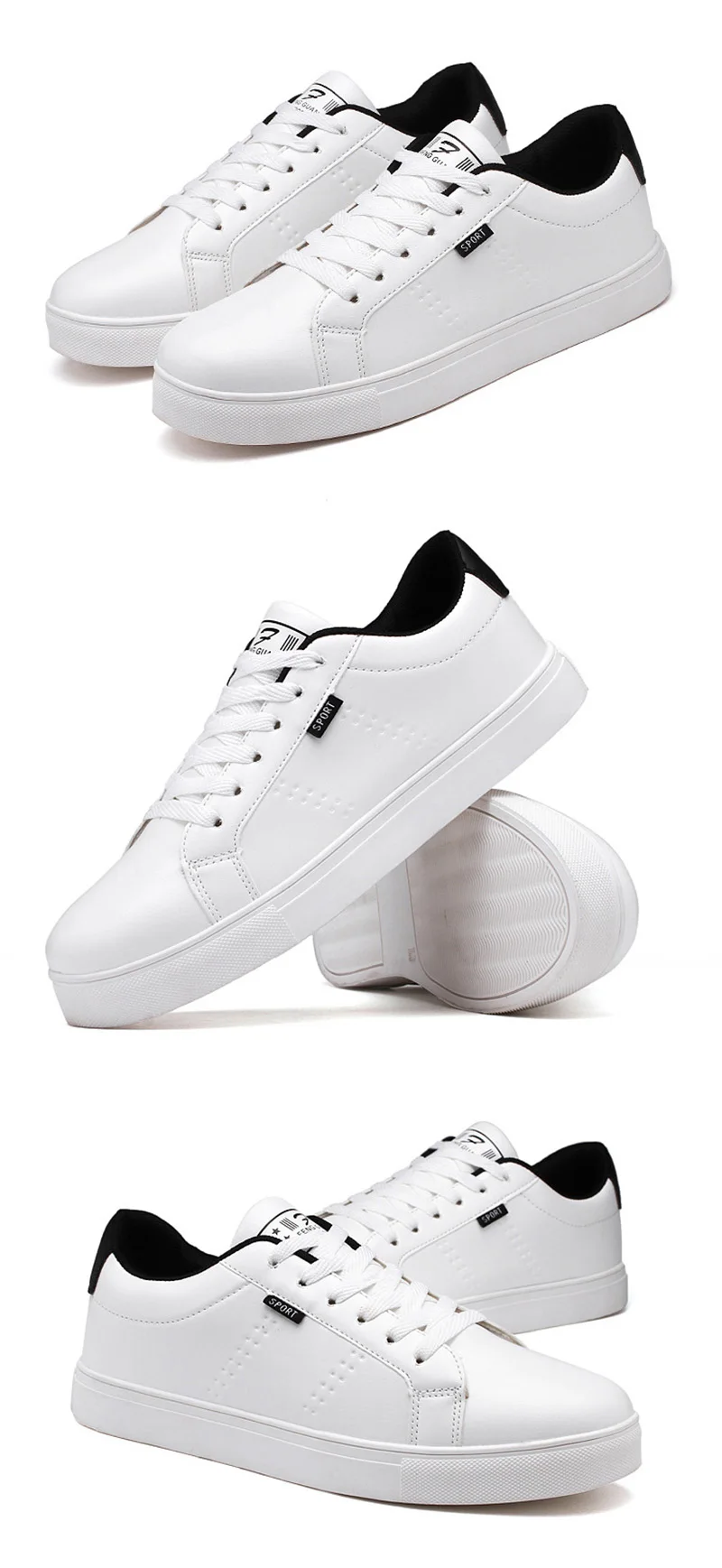 Белые туфли; мужские кроссовки; коллекция года; сезон весна-лето; мужская повседневная обувь; классические черные и белые мужские туфли; KA1262