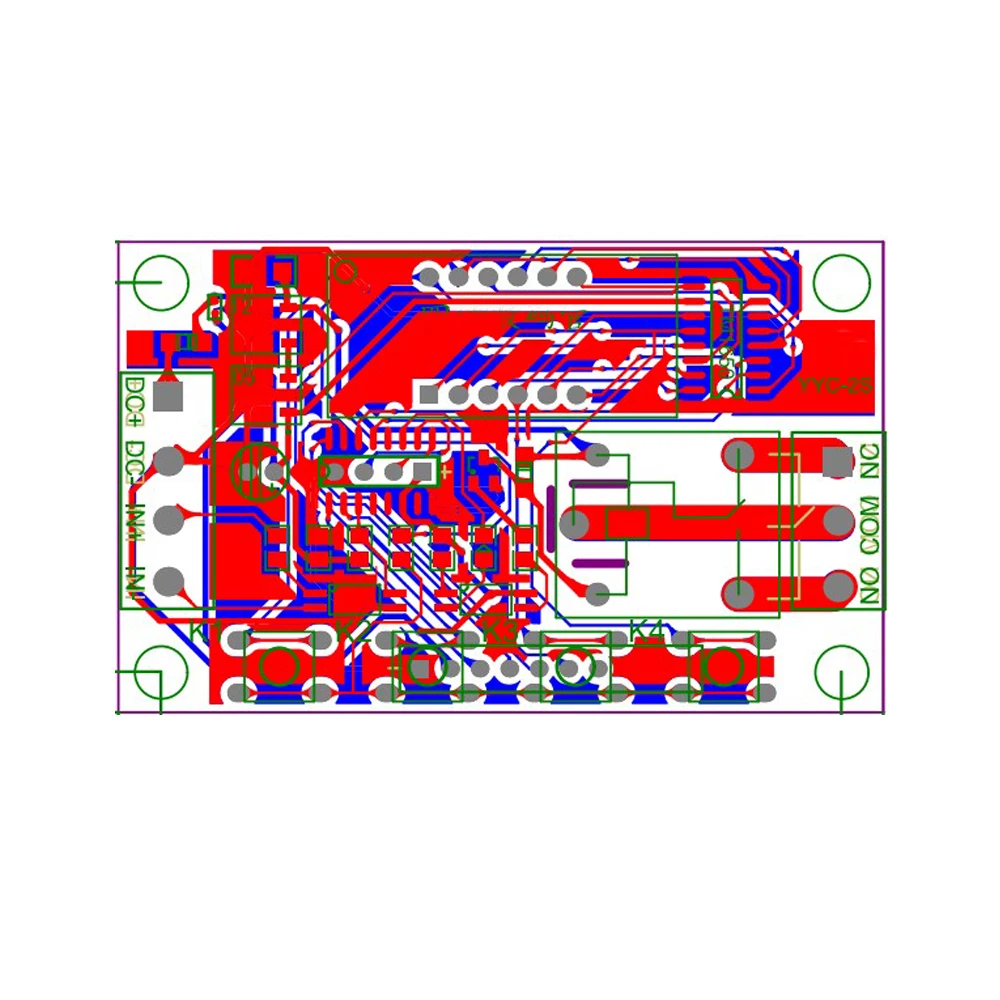 YYC-2S Регулируемый DC 5 В/12 В/24 В 5A светодиодный задержки реле модуль Таймер задержки Управление переключатель доска