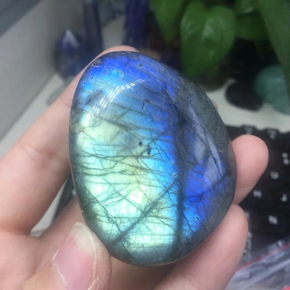 

dohaibogoo Decoration--116g Healing Crystal Colorful Natural Labradorite Minerals for Pocket Decor or Wedding Decoration #BH1303
