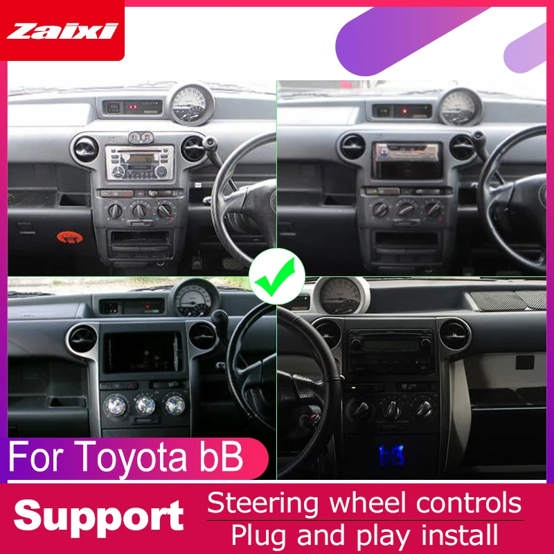 Perfect ZaiXi android car dvd gps multimedia player For Toyota bB Scion xB 2000~2005 car dvd navigation radio video audio player Navi 5