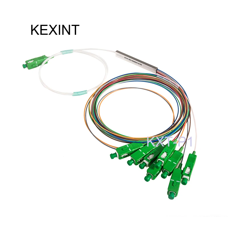 Волоконно-оптический ПЛК-разветвитель KEXINT устройство 1*8 0 9 SC/APC неизолированный
