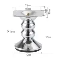 4Pieces/Lot Height:98MM Iron Sofa Tea Table Feet Legs Chairs Foots