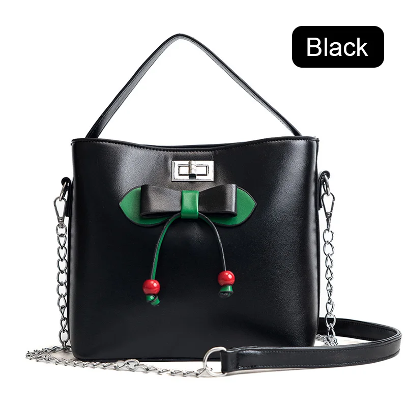 Сумки для Для женщин женские из искусственной кожи Сумочка HASP сумки-мешки милая сумка на плечо на цепочке, пляжная сумка Популярные Bolsa Feminina - Цвет: black
