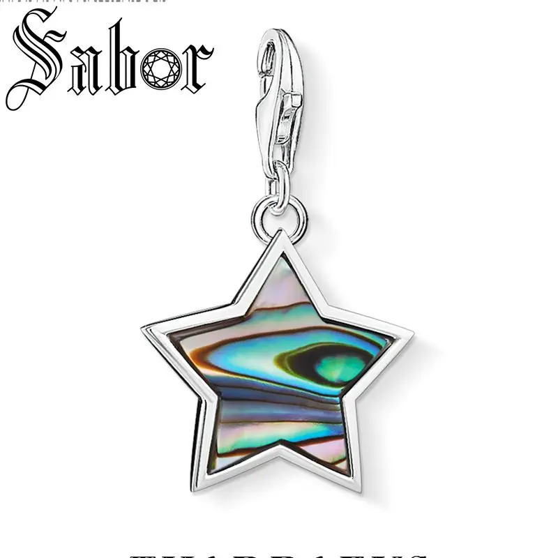 

Shell Star Silver Char Pendant DIY DIY Jewelry Findings Accessories 925 Sterling Silver Fashion Jewelry Gift For Women thomas