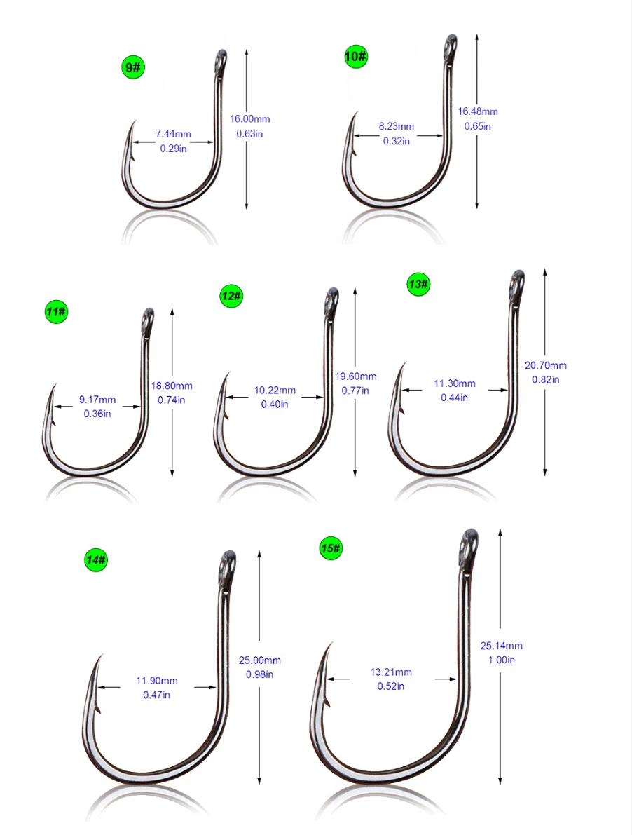 Goture 500 шт./кор. с высоким содержанием углерода Сталь рыболовный крючок Размеры, для детей от 3 до 12 лет# или р-р 6-15# карп рыболовные крючки рыболовный крючок рыболовные принадлежности