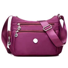 Новые сумки из натуральной кожи Для женщин Курьерские сумки для Для женщин сумка Водонепроницаемый Нейлоновые женские сумки через плечо сумка-мешок bolsa feminina