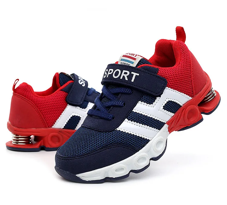 Casuais para Crianças Design de Amortecimento Tênis de Corrida para Meninas Tamanho Crianças Sapatos Meninos Esporte Respirável Malha Formadores 26-39 11 High Quality Mamãe e Bebê