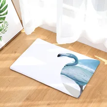 CAMMITEVER синие белые ковры с Фламинго печати коврики ванная комната пол кухонные ковры