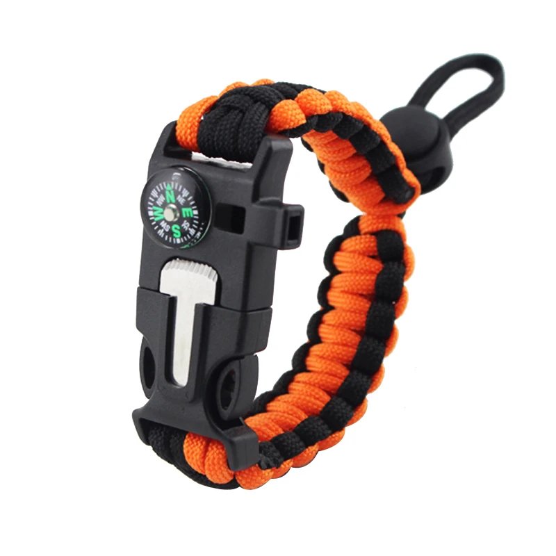 Outdoor Camping Bracelet Men Multi function Emergency Rescue Rope