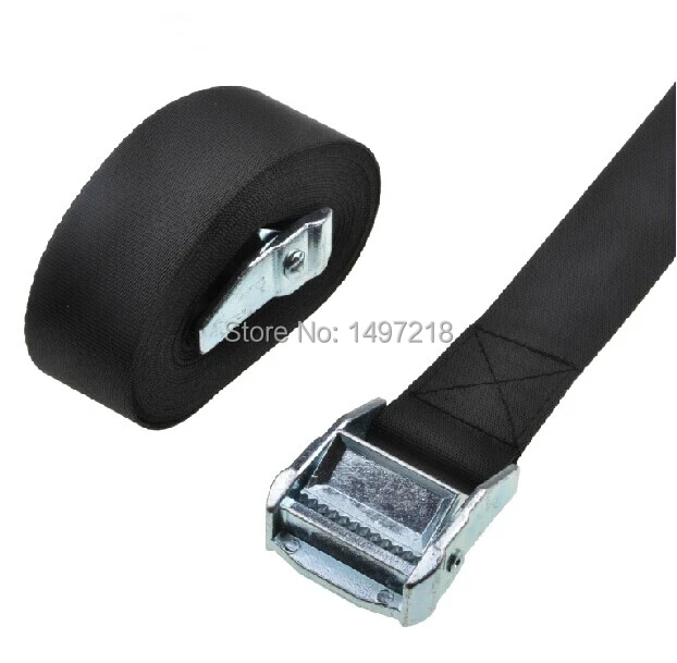 

5 pcs 2 cm x 50 - 200 cm Cargo Lashing Polyester Webbing Straps Hold and Secure Ratchet Tie Down with Cam Buckle Winch Strap