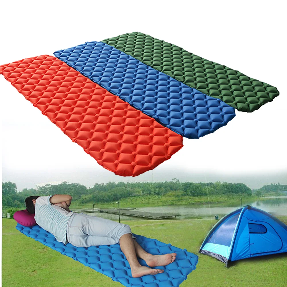 Colchão da Cama Colchão de ar Almofada de Dormir Pad à Prova Ultraleve Inflável Camping Piquenique Relaxar Colchão Tenda Moistureproof d' Água 3 de Dormir Tenda Moistureproof Pad À Prova D' Água